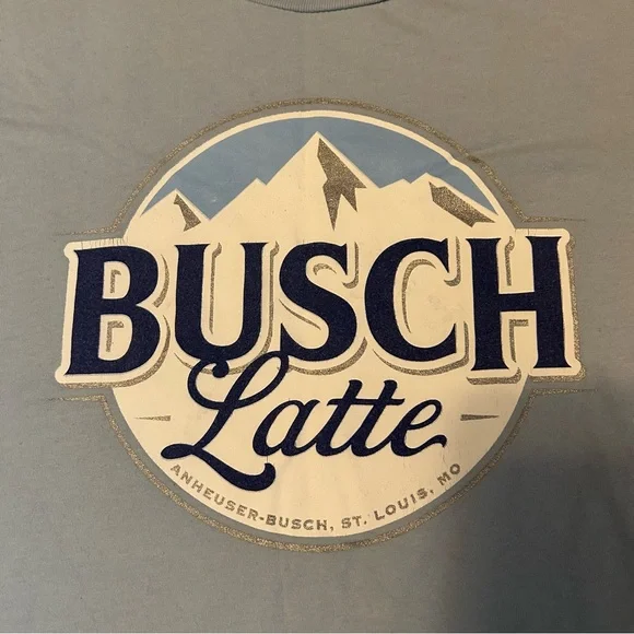 ‼️Busch Latte Short Sleeve Shirt‼️ - Picture 2 of 2